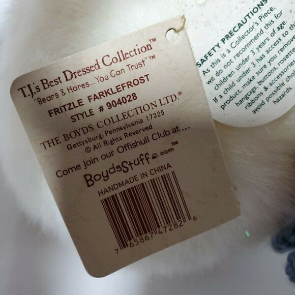 Boyds Bear Fritzle Farklefrost 904028 Collectible - Picture 8 of 12